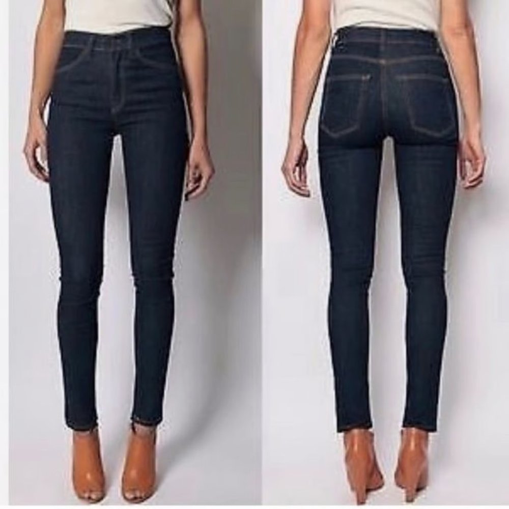 Imogen + Willie Lucy Jeans Size 26 Skinny Jeans Dark Wash Stretch